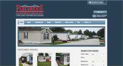 Desktop Screenshot of parkbridgehomes.com