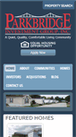 Mobile Screenshot of parkbridgehomes.com